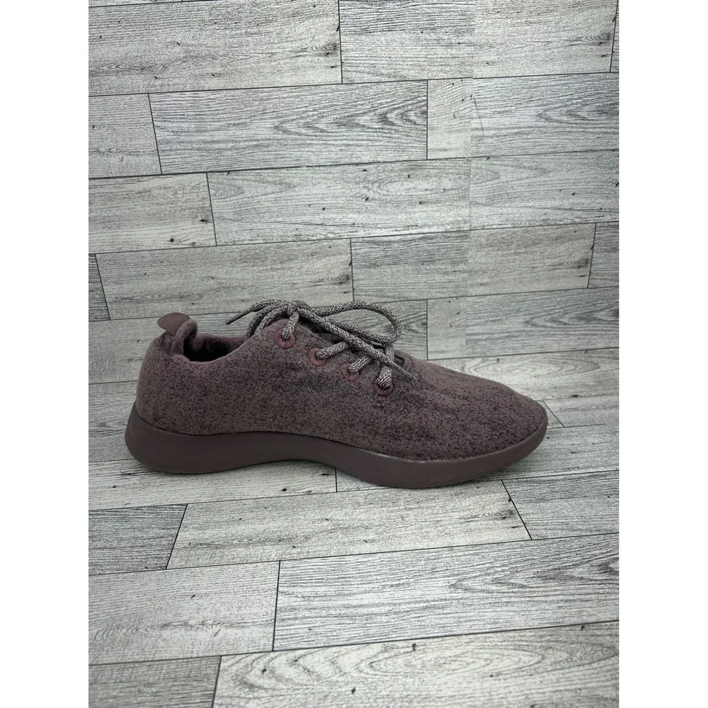 Allbirds Wool Runners Men Sz 10 Heathered Purple Merino Wool Sneakers PO 0152